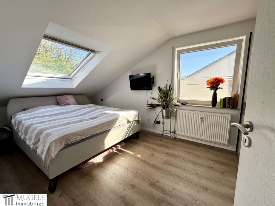Schlafzimmer Dachgeschosswohnung Sindelfingen