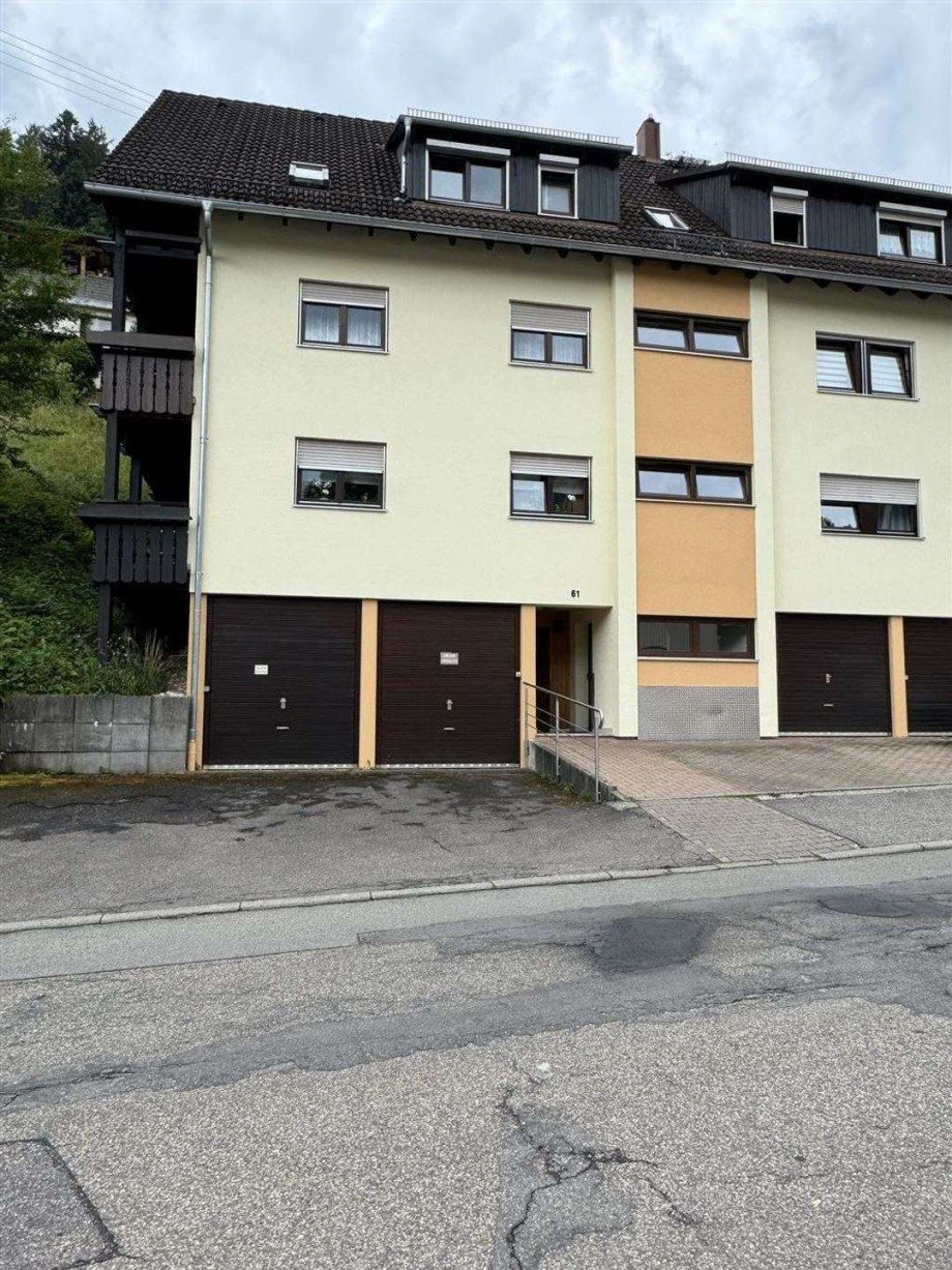 Hausansicht Etagenwohnung Bad Wildbad im Schwarzwald