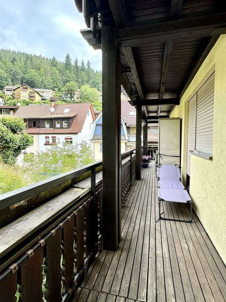 Balkon Etagenwohnung Bad Wildbad im Schwarzwald