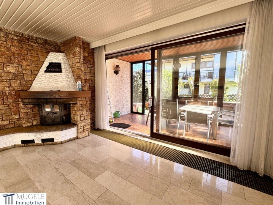 Wohnbereich, Zugang Terrasse Einfamilienhaus G�rtringen