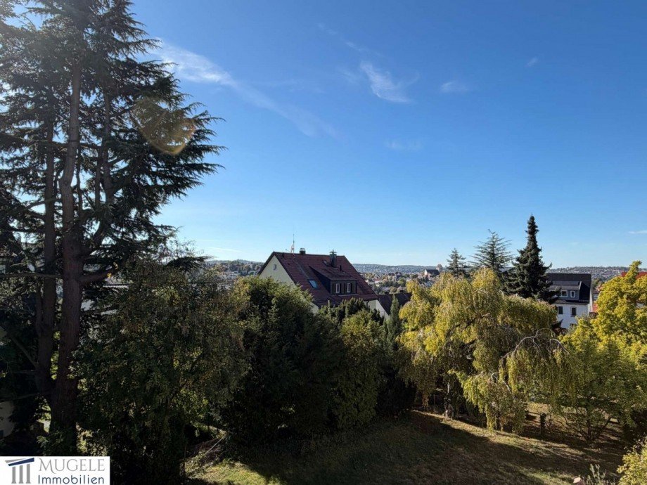 Ausblick Balkon Etagenwohnung Stuttgart