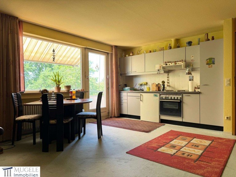 K�che Stuttgart Dachgeschosswohnung Charmante 2-Zimmer-Wohnung mit Balkon, Garage* und N�he zum Max-Eyth-See