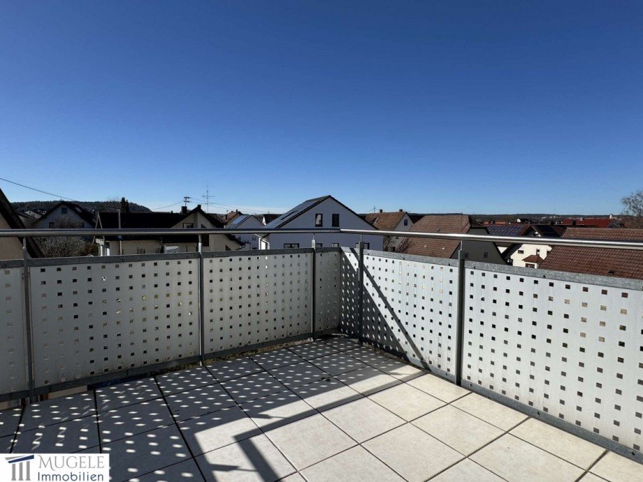 Balkon DG Maisonettewohnung G�rtringen