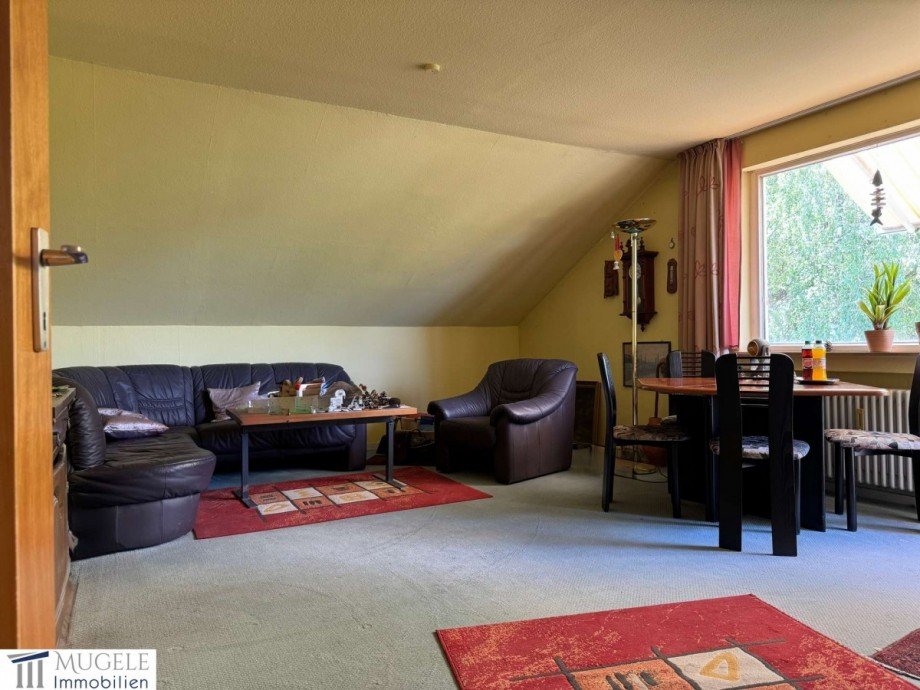 Wohnzimmer Dachgeschosswohnung Stuttgart