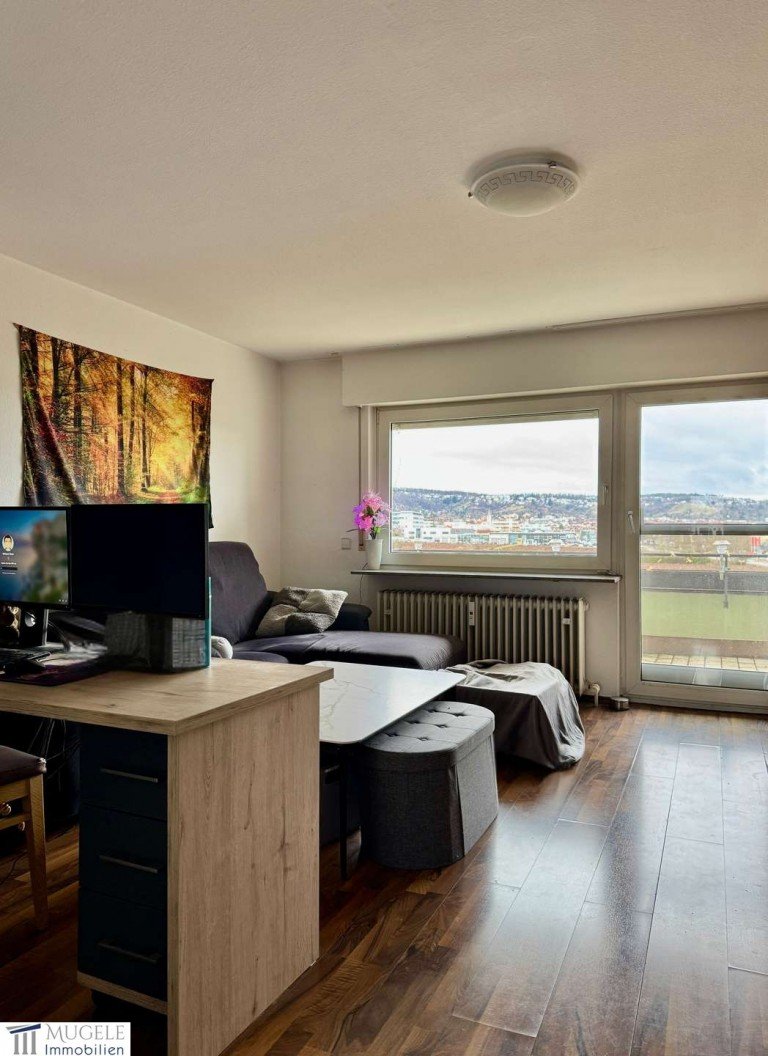 Wohnzimmer Gerlingen Dachgeschosswohnung Weitblick inklusive 4-Zimmer-Dachgeschosswohnung in ruhiger Lage von Gerlingen