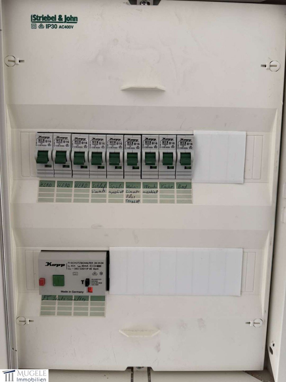 Sicherungskasten ETW Erdgeschosswohnung B�blingen