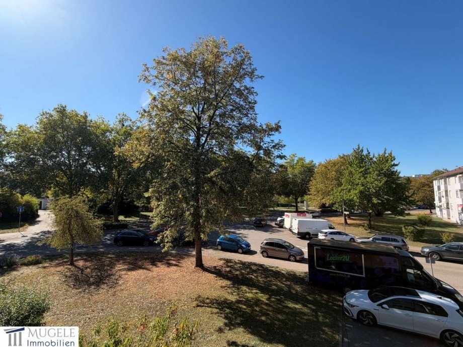 Ausblick Balkon Etagenwohnung B�blingen