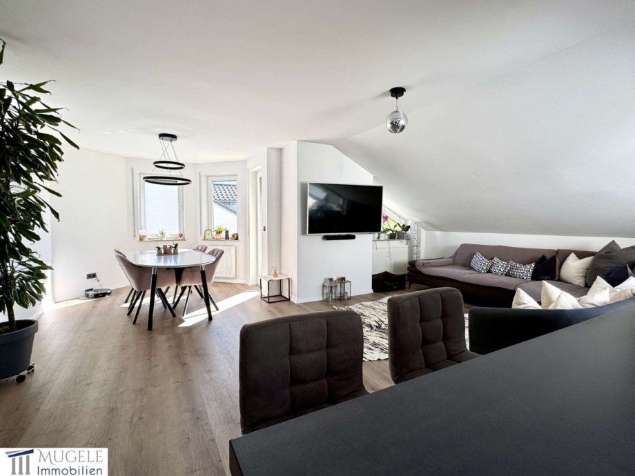 Wohn/Essbereich Dachgeschosswohnung Sindelfingen